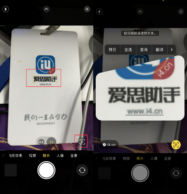 兴安苹果手机维修分享升级iOS 16后如何通过相机翻译文本 