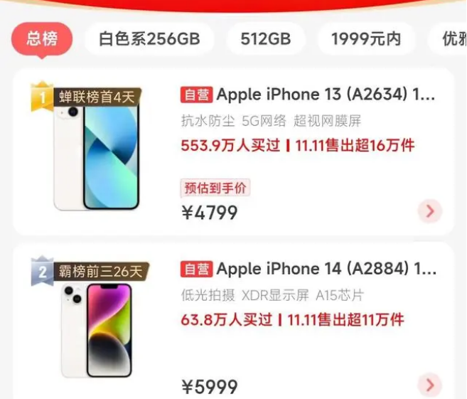 兴安苹果14维修分享iPhone14配置不如同价位的安卓还能大卖 